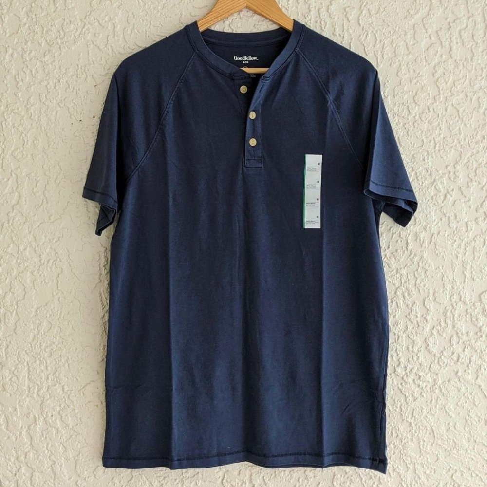 Short Sleeve Henley Shirt (NWT)